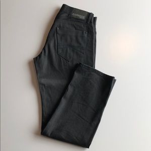 Express Jeans, Black Rocco Slim Straight Fit 29/30